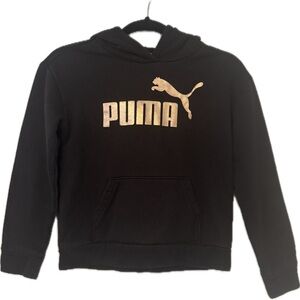 Puma girl’s cropped hooded sweatshirt